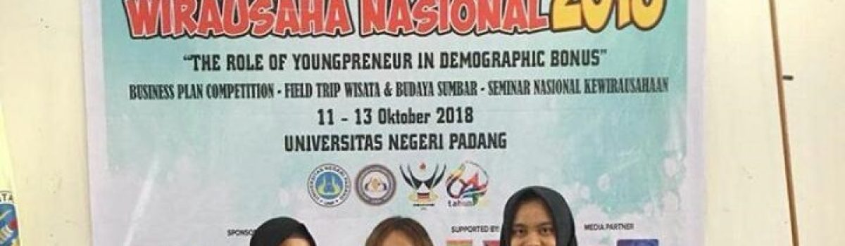 The 1st Winner of the 2018 National Entrepreneurial Student Festival