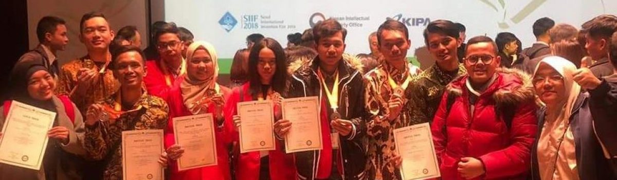 Raih 1 Medali Emas, 2 Medali Perak, 3 Medali Perunggu, dan Excellent Invention (Special Award From Thailand) pada Seoul International Invention Fair(SIIF) – (Tingkat Internasional)